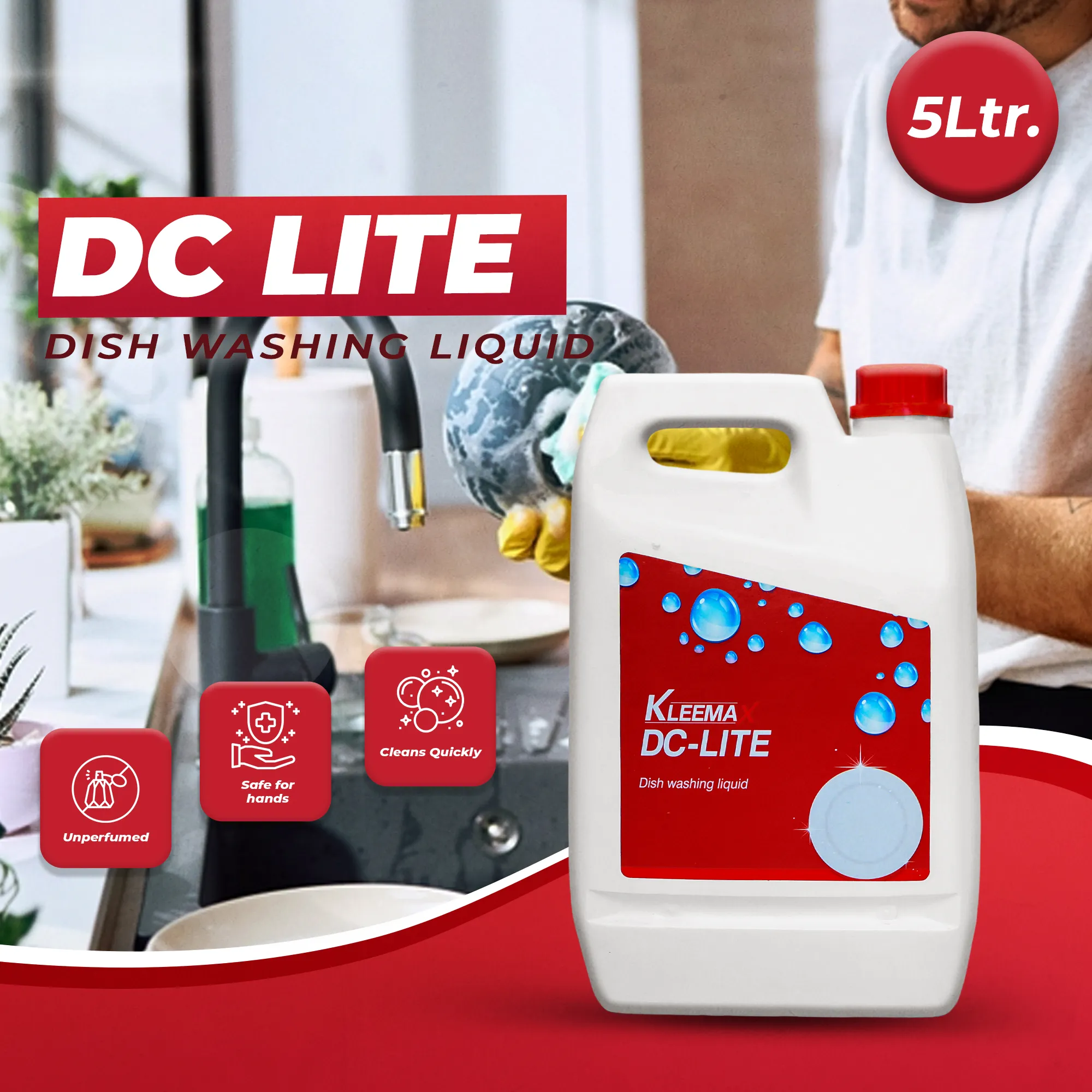 DC Green Dishwashing Liquid (Certified) Lite Dishwashing Liquid